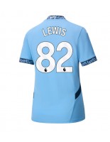 Manchester City Rico Lewis #82 Domácí Dres pro Dámské 2024-25 Krátký Rukáv